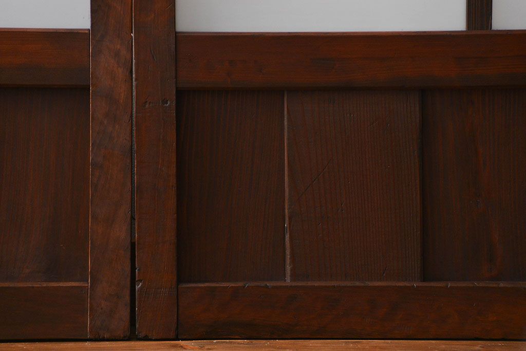 大正ロマン ガラス戸4枚セット(引き戸)