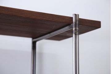 ラフジュオリジナル アイアンの薄型飾り棚【大】(陳列棚、アイアンラック)