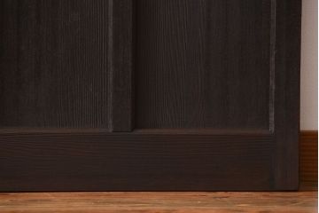 大正ロマン モールガラスとダイヤガラス入り!背の高い裏ガラス格子戸