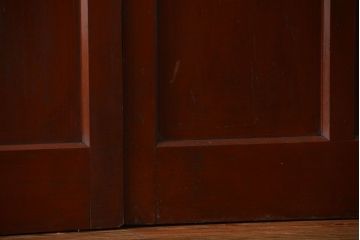 大正ロマン モールガラスとダイヤガラス入り!背の高い裏ガラス格子戸