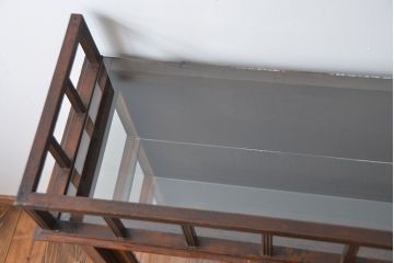 アンティーク家具　大正ロマン 古いタバコ屋のアンティークガラスケース