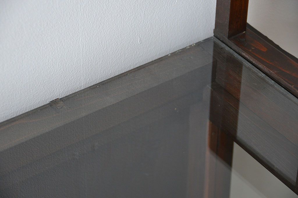 アンティーク家具　大正ロマン 古いタバコ屋のアンティークガラスケース