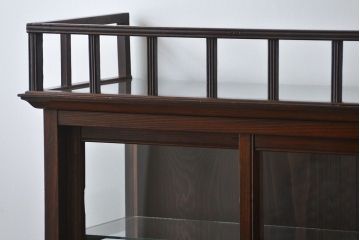 アンティーク家具　大正ロマン 古いタバコ屋のアンティークガラスケース