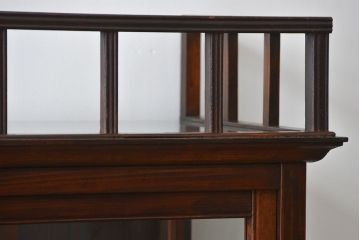 アンティーク家具　大正ロマン 古いタバコ屋のアンティークガラスケース