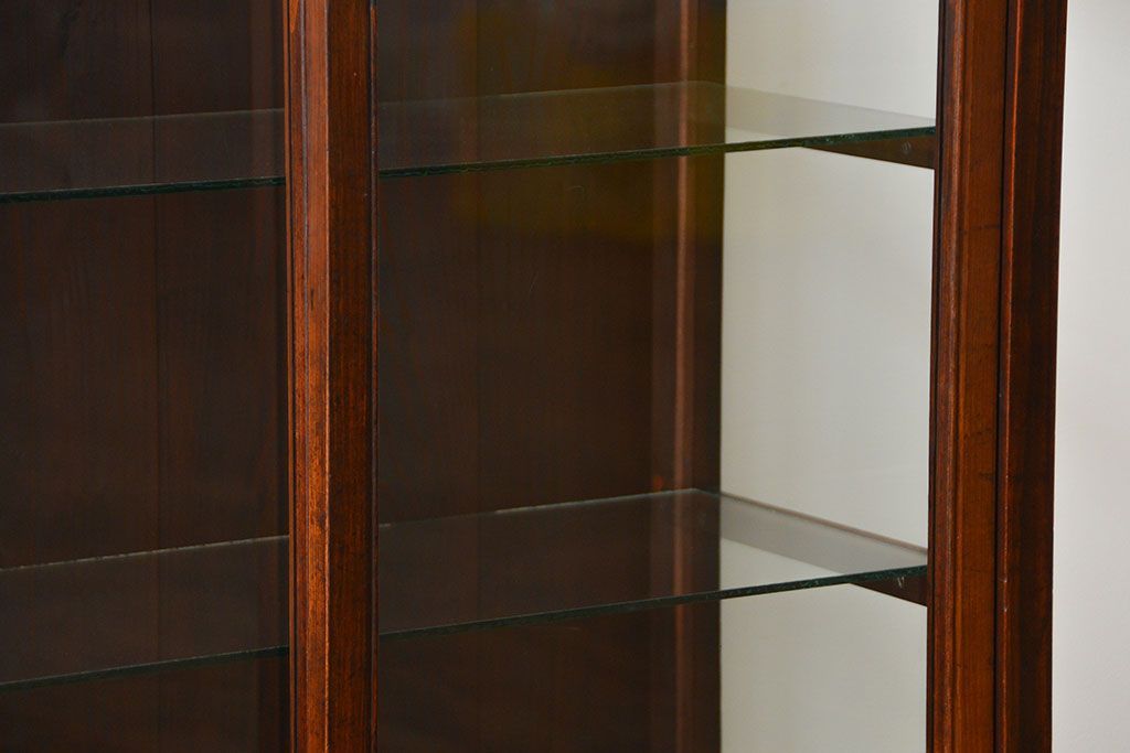 アンティーク家具　大正ロマン 古いタバコ屋のアンティークガラスケース