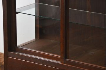 アンティーク家具　大正ロマン 古いタバコ屋のアンティークガラスケース