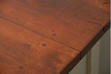 アンティーク家具　引き出し2杯付き　アンティークペイント収納棚