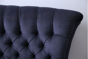 アンティーク家具　イギリスアンティーク 上質!小振りなウィングバック2Pラブソファ(ウイングバックソファ)