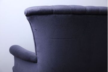 アンティーク家具　イギリスアンティーク 上質!小振りなウィングバック2Pラブソファ(ウイングバックソファ)