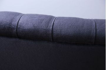 アンティーク家具　イギリスアンティーク 上質!小振りなウィングバック2Pラブソファ(ウイングバックソファ)