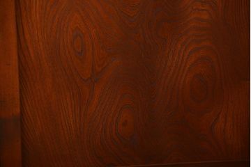 市松模様ガラスの背の高いガラス格子戸2枚セット