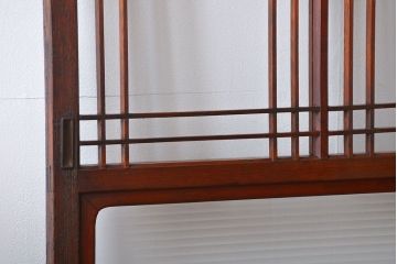 アンティーク お洒落なデザインのガラス格子戸