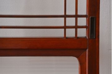 アンティーク お洒落なデザインのガラス格子戸