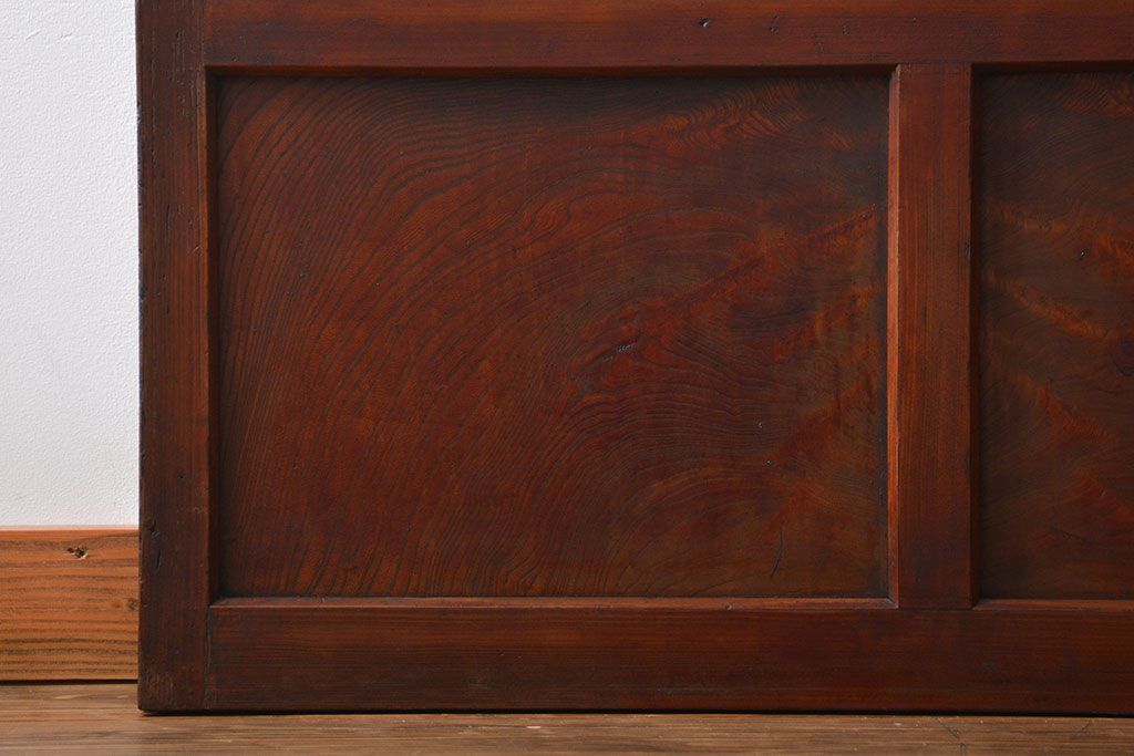 アンティーク お洒落なデザインのガラス格子戸