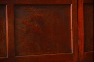 アンティーク お洒落なデザインのガラス格子戸