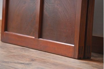 アンティーク お洒落なデザインのガラス格子戸