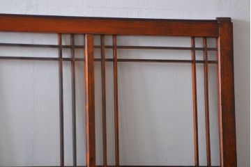 アンティーク お洒落なデザインのガラス格子戸