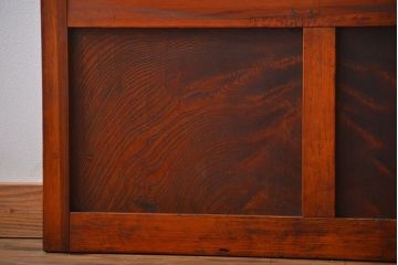 アンティーク お洒落なデザインのガラス格子戸