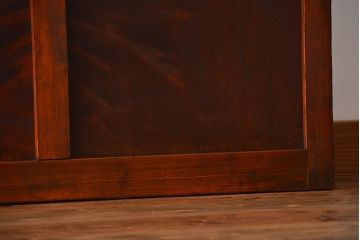 アンティーク お洒落なデザインのガラス格子戸