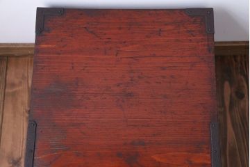 アンティーク家具　古民具・骨董 収納箱(ハサミ箱)(1)