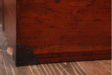 アンティーク家具　古民具・骨董 収納箱(ハサミ箱)(1)