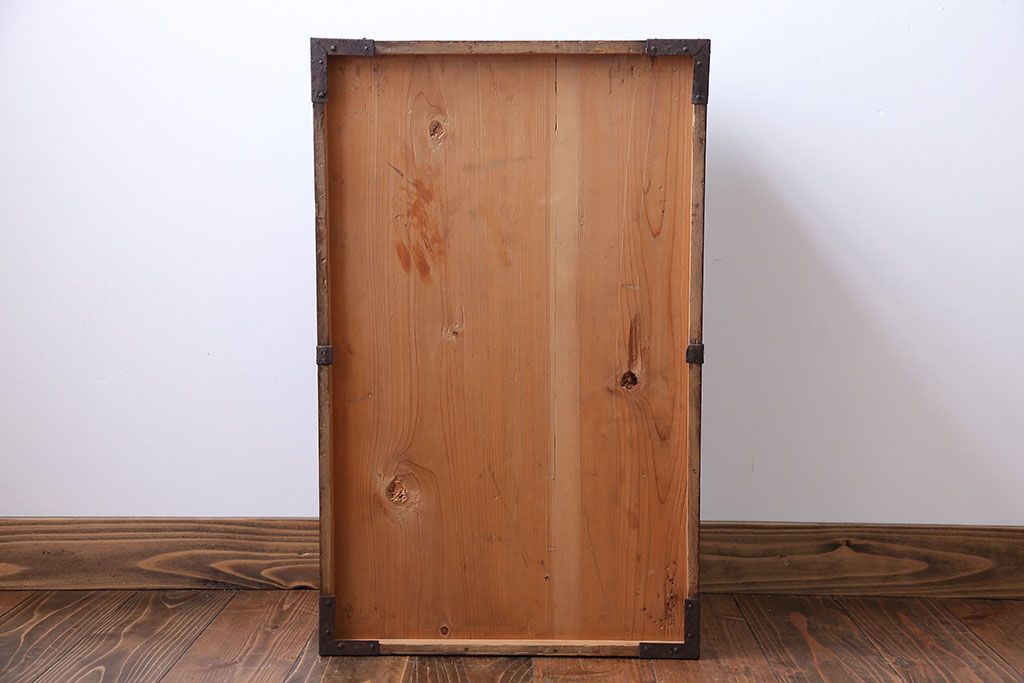 アンティーク家具　古民具・骨董 収納箱(ハサミ箱)(1)