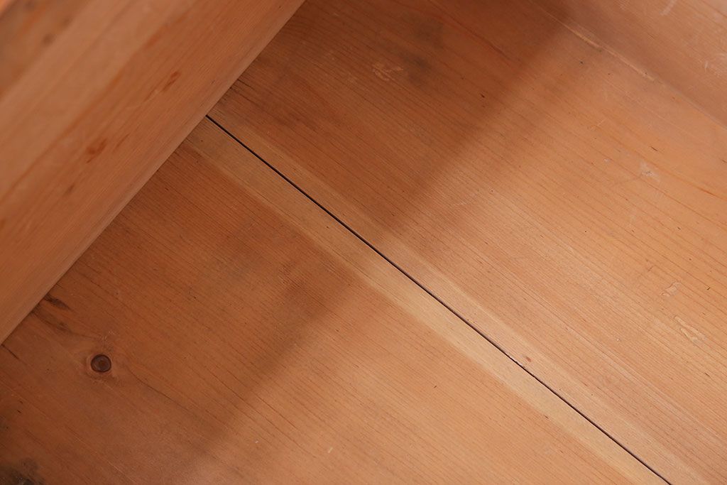 アンティーク家具　古民具・骨董 収納箱(ハサミ箱)(2)