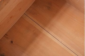 アンティーク家具　古民具・骨董 収納箱(ハサミ箱)(2)