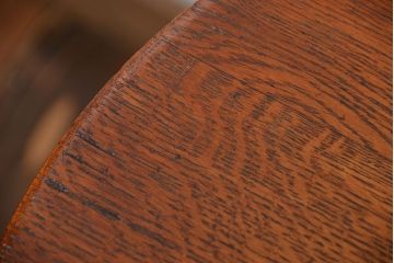アンティーク家具　イギリスアンティーク オーク材　小さな丸テーブル