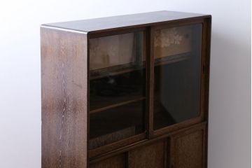レトロ家具　昭和レトロ 優しい色合いの茶箪笥