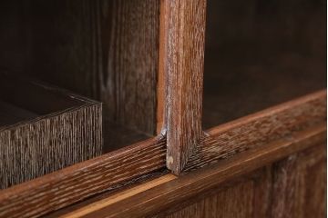 レトロ家具　昭和レトロ 優しい色合いの茶箪笥