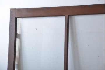 昭和レトロ 特大!ガラス面の大きなガラス戸3枚セット