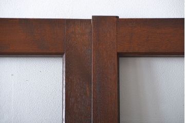 昭和レトロ 特大!ガラス面の大きなガラス戸3枚セット