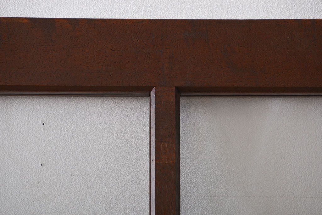 昭和レトロ 特大!ガラス面の大きなガラス戸3枚セット