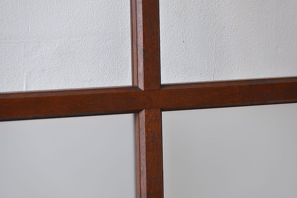 昭和レトロ 特大!ガラス面の大きなガラス戸3枚セット