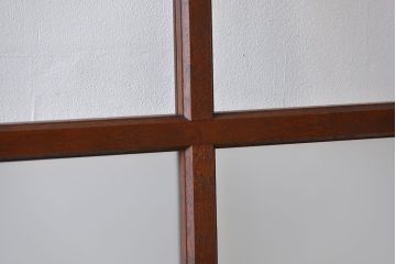 昭和レトロ 特大!ガラス面の大きなガラス戸3枚セット