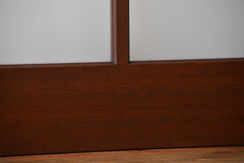 昭和レトロ 特大!ガラス面の大きなガラス戸3枚セット