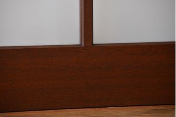 昭和レトロ 特大!ガラス面の大きなガラス戸3枚セット