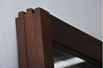 昭和レトロ 特大!ガラス面の大きなガラス戸3枚セット