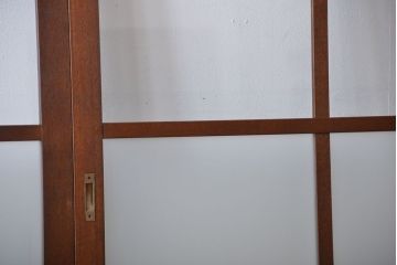 昭和レトロ 特大!ガラス面の大きなガラス戸3枚セット