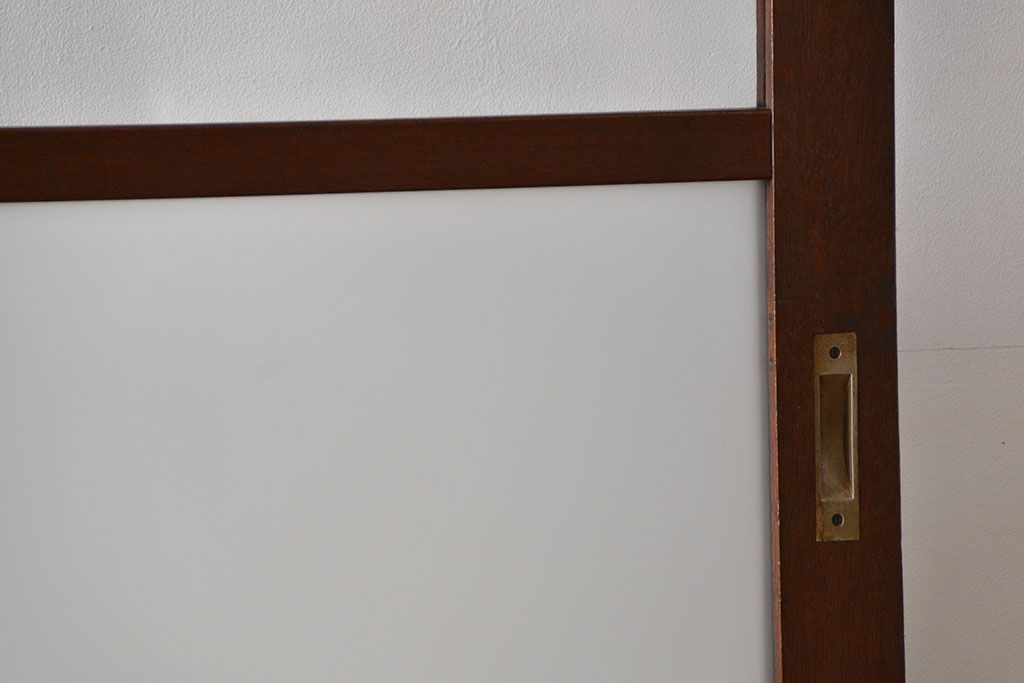 昭和レトロ 特大!ガラス面の大きなガラス戸3枚セット