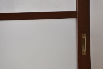 昭和レトロ 特大!ガラス面の大きなガラス戸3枚セット