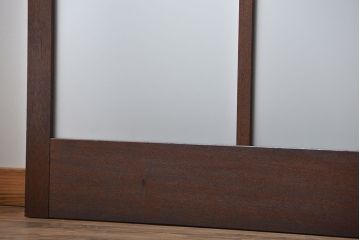 昭和レトロ 特大!ガラス面の大きなガラス戸3枚セット