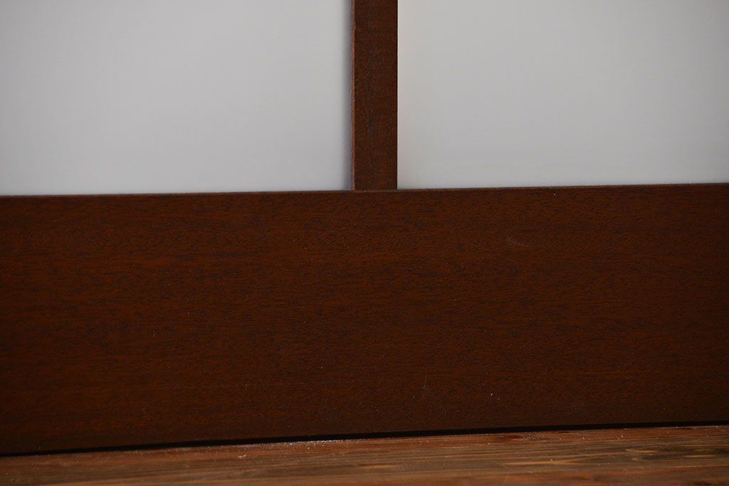 昭和レトロ 特大!ガラス面の大きなガラス戸3枚セット