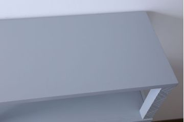 アンティーク家具　アンティーク 2杯引き出し付きペイント本棚(収納棚)