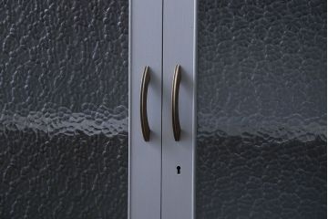 アンティーク家具　アンティーク 2杯引き出し付きペイント本棚(収納棚)