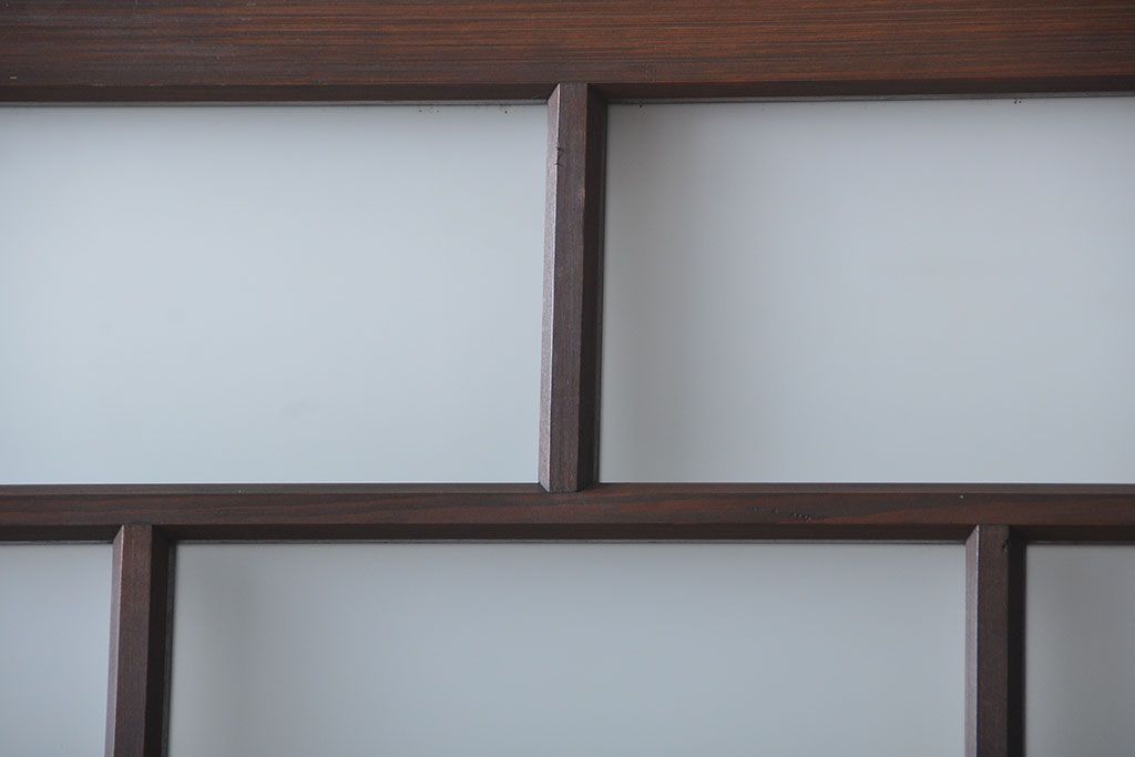 大正ロマン すりガラス入りガラスドア