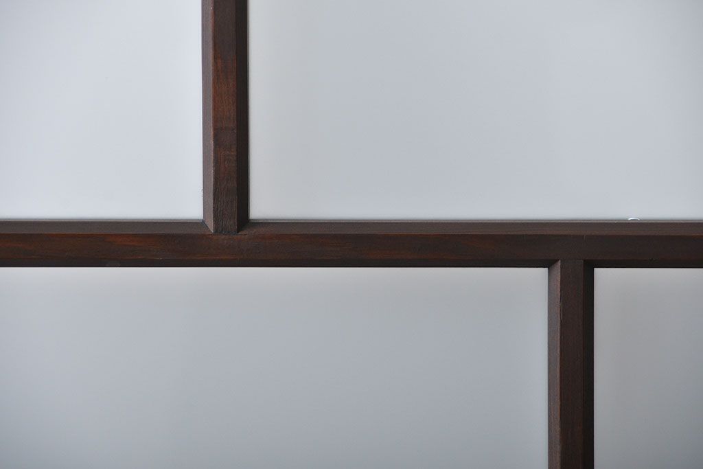 大正ロマン すりガラス入りガラスドア