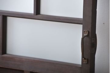 大正ロマン すりガラス入りガラスドア