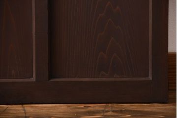 大正ロマン すりガラス入りガラスドア